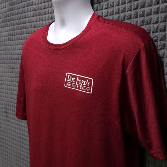 Doc Fords Lightweight Florida Tshirt MensLg Red Rum Bar Graphic Tee Fishing Thin - Picture 8 of 13
